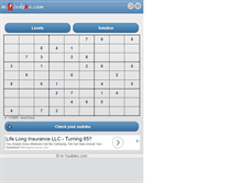 Tablet Screenshot of m.1sudoku.com